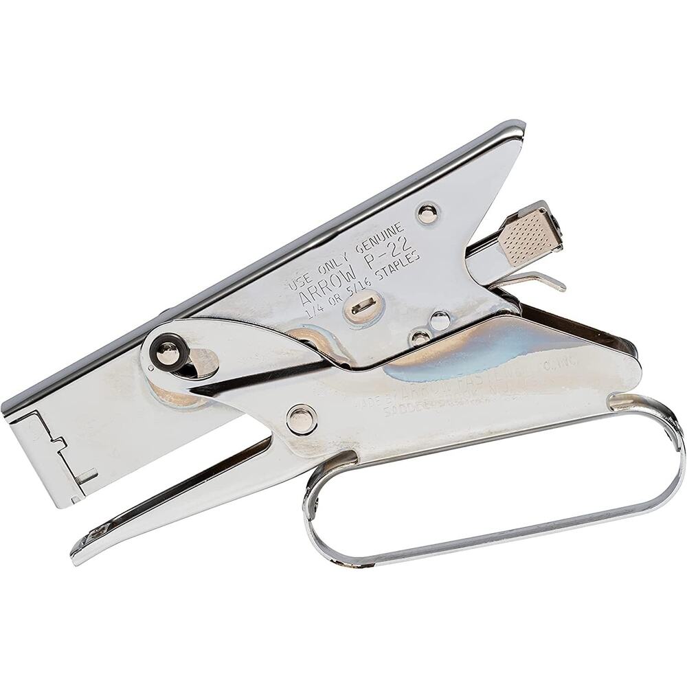 Arrow P22 Heavy Duty Handheld Plier Stapler Uses 1/4-Inch and 5/16-Inch Staples